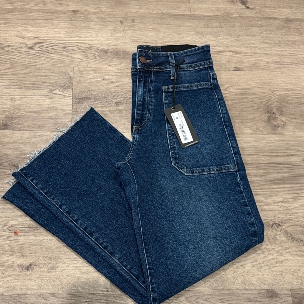 NWT Just Black Denim Wide Leg Jeans - Picture 4 of 9